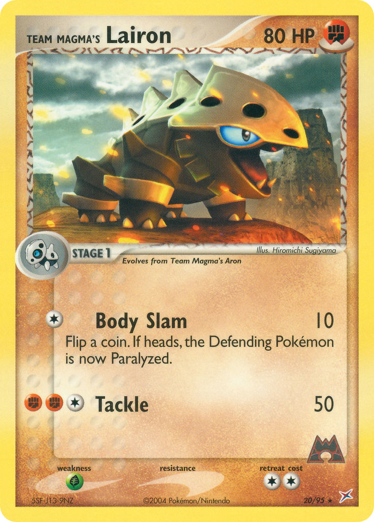 Team Magma's Lairon (MA) #20 | Dragon Shield Pok TCG Card Manager