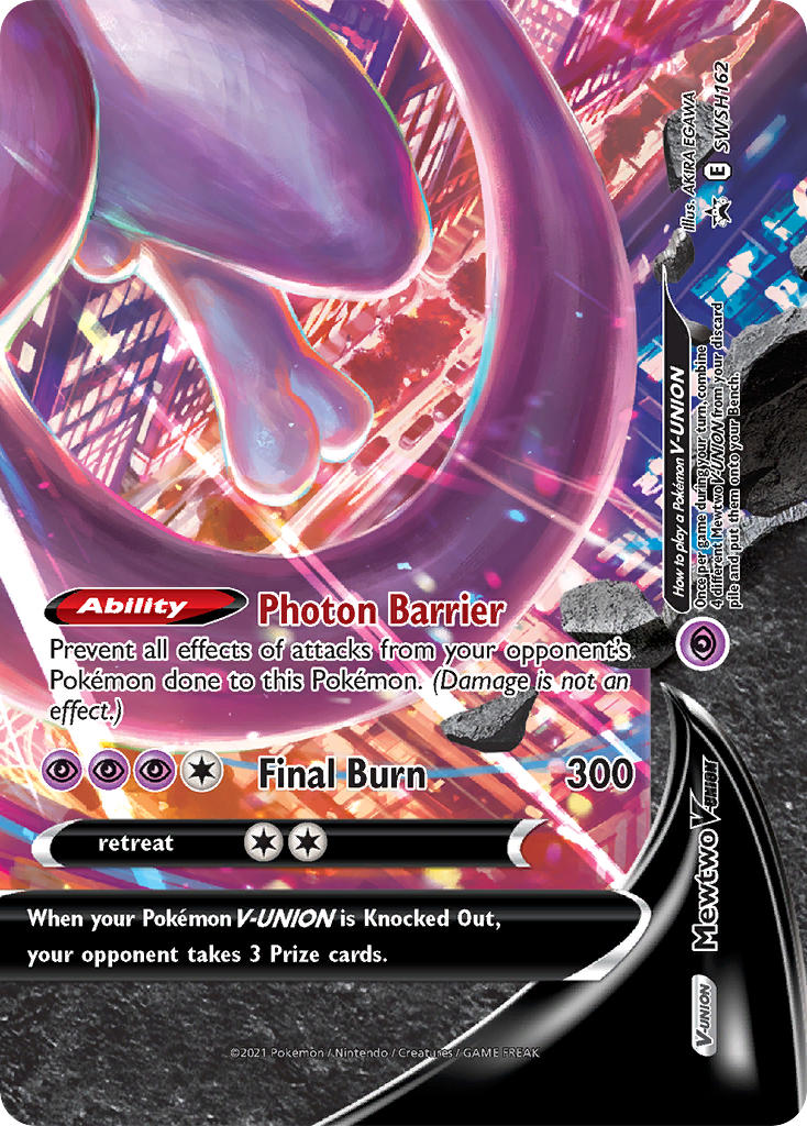 Mewtwo V-UNION Bottom Right (SWSHP) #SWSH162 | Dragon Shield Pok TCG Card  Manager