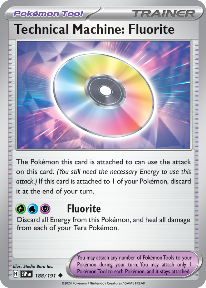 Technical Machine: Fluorite (SSP) #188/191 | Dragon Shield Poké