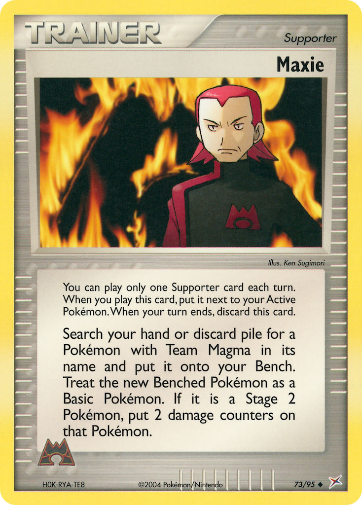 Maxie (MA) #73 | Dragon Shield Poké TCG Card Manager
