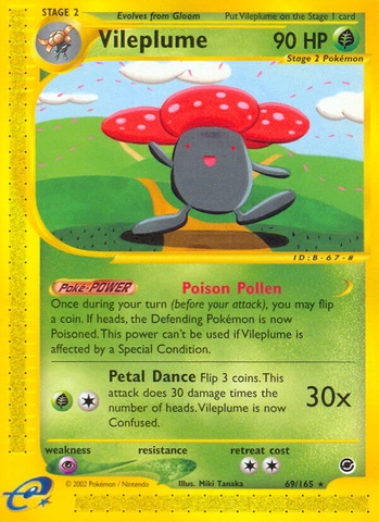 Vileplume (EC1) #69 | Dragon Shield Poké TCG Card Manager