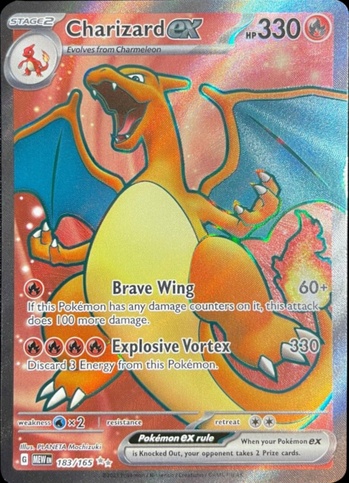 Charizard ex (MEW) #183 | Dragon Shield Poké TCG Card Manager