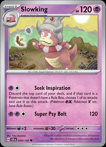 Slowking (SCR) #058 | Dragon Shield Poké TCG Card Manager