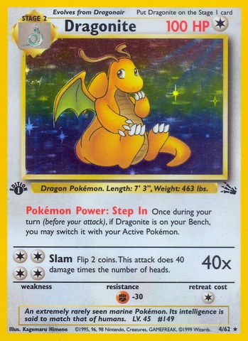 Dragonite (BASE3) #4 | Dragon Shield Poké TCG Card Manager