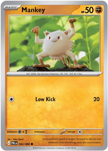pokemon mankey card – PokéPal This power cant be used if Mankey is Asleep Mankey Jungle MP, 55/64 Pokemon