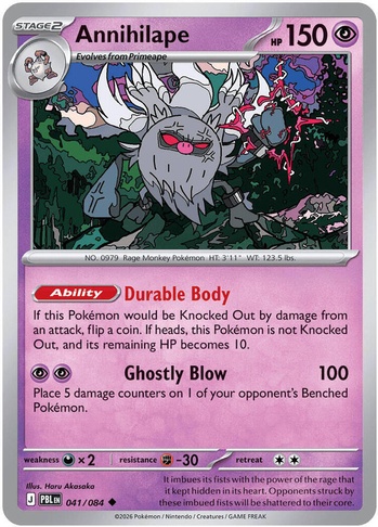 annihilape pokemon cards Pokmon EX Box Colorless Destined Fight Both Active Pokemon are Knocked Out. Pokemon - Annihilape ex 242/193