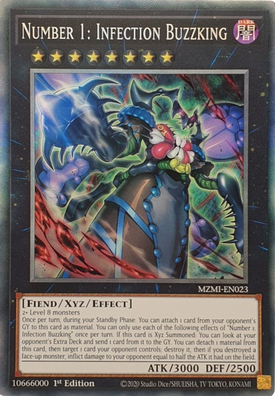 Number 1: Infection Buzzking (MZMI) #MZMI-EN023 | Dragon Shield Yu