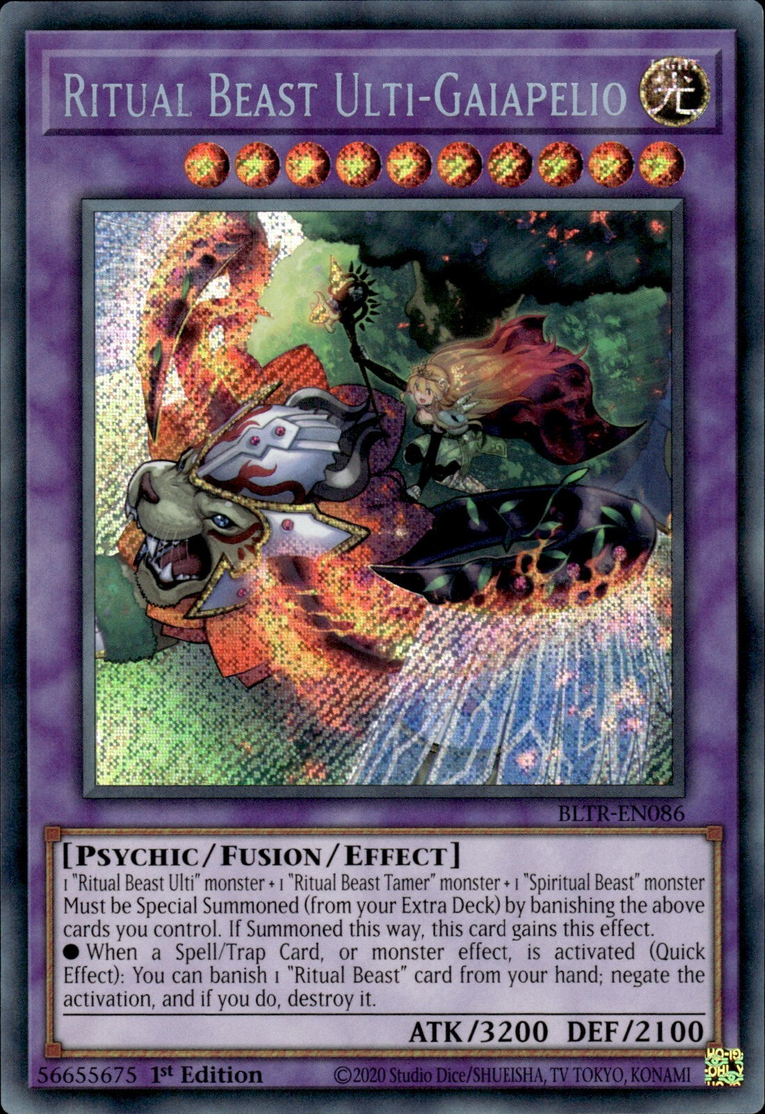 spiritual beast deck yugioh Complete Custom for Yu-Gi-Oh! GX and if you do Ritual Beast Ulti-Gaiapelio (BLTR) #BLTR-EN086