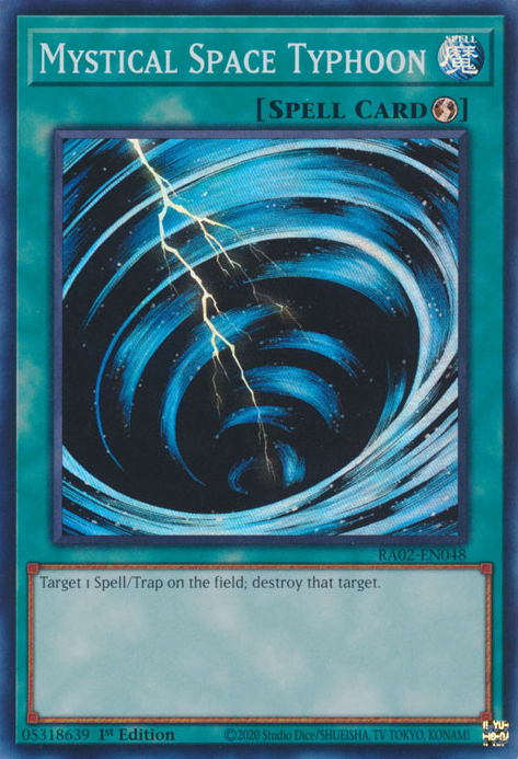 Mystical Space Typhoon (RA02) #RA02-EN048 | Dragon Shield Yu-Gi-Oh ...