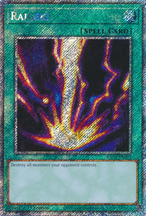 Raigeki (RA03) #RA03-EN083 | Dragon Shield Yu-Gi-Oh! Card Manager