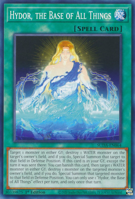 Hydor, the Base of All Things (SUDA) #SUDA-EN064 | Dragon Shield Yu-Gi-Oh!  Card Manager