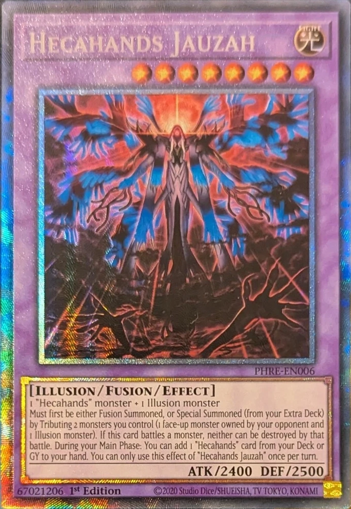 Hecahands Jauzah (PHRE) #PHRE-EN006 | Dragon Shield Yu-Gi-Oh! Card Manager