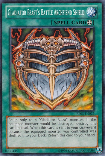 Gladiator Beast's Battle Archfiend Shield (AP03) #AP03-EN022 | Dragon ...