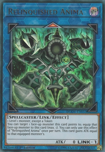 Relinquished Anima (DUOV) #DUOV-EN053 | Dragon Shield Yu-Gi-Oh! Card Manager