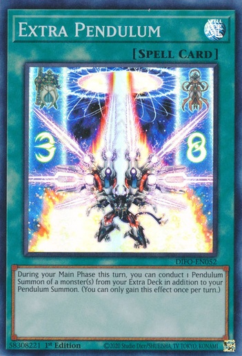 Extra Pendulum (DIFO) #DIFO-EN052 | Dragon Shield Yu-Gi-Oh! Card Manager