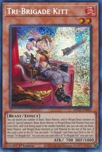 Tri-Brigade Kitt (MP22) #MP22-EN006 | Dragon Shield Yu-Gi-Oh! Card Manager Tri-Brigade Kitt (MP22) #MP22-EN006 | Dragon Shield Yu-Gi-Oh! Card Manager