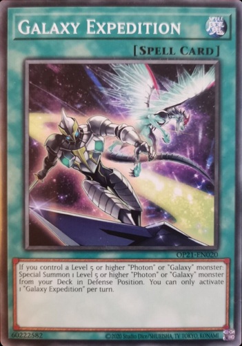 Galaxy Expedition (OP21) #OP21-EN020 | Dragon Shield Yu-Gi-Oh! Card Manager