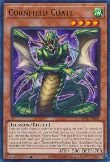 Cornfield Coatl (DUNE) #DUNE-EN005 | Dragon Shield Yu-Gi-Oh! Card Manager