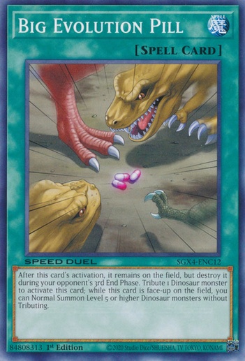 Big Evolution Pill (SGX4) #SGX4-ENC12 | Dragon Shield Yu-Gi-Oh! Card Manager
