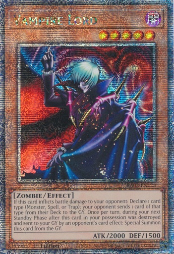 yugioh vampire lord deck Complete Custom for Yu-Gi-Oh! GX Vampire Lord (RA03) #RA03-EN128 |