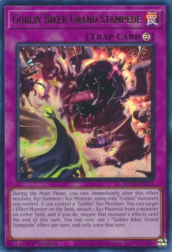 Goblin Biker Grand Stampede (MP25) #MP25-EN173 | Dragon Shield Yu-Gi-Oh ...
