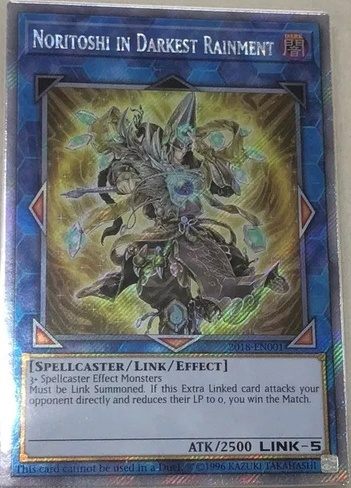 Noritoshi in Darkest Rainment (2018) #2018-EN001 | Dragon Shield Yu-Gi-Oh!  Card Manager